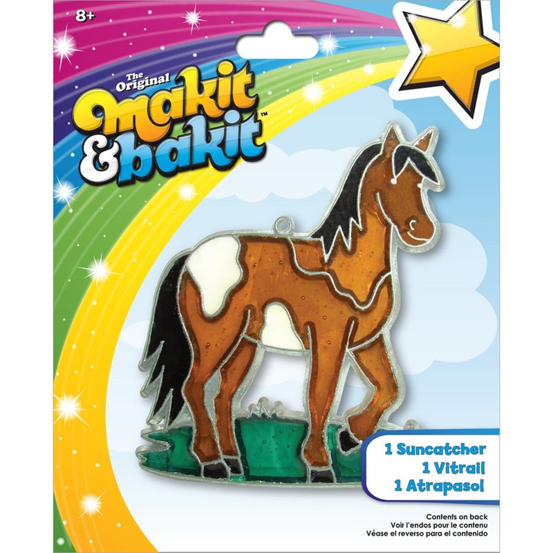 Colorbok TB-48945 Makit and Bakit Suncatcher Kit  Horse - Image 1